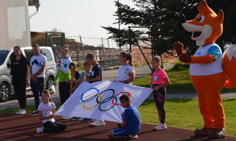 Najmlajši so se v Polzeli na Mini olimpijadi pomerili s Foksijem